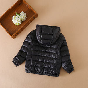 Vestes en duvet pour bébé fille, très vendues, de haute qualité, légères, à fermeture éclair, à capuche, pour bébés filles de 3 à 12 ans - Product Image 3