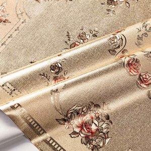 Boen Tem Vàng Vinyl Bảng bìa hình chữ nhật kim loại in PVC Khăn trải bàn nhà sản xuất - Product Image 2