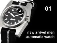 Luxe Merk Mannen Beweging Rvs Case Custom Montre Homme Diver Automatic Horloge