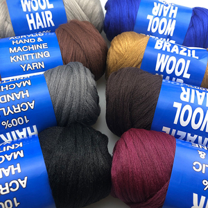 Vente en Gros <span class=keywords><strong>de</strong></span> <span class=keywords><strong>Cheveux</strong></span> en <span class=keywords><strong>Laine</strong></span> Brésilienne Ignifuge <span class=keywords><strong>de</strong></span> 70g, Fibres Synthétiques pour Tresses au Crochet, Lots <span class=keywords><strong>de</strong></span> Fabrication <span class=keywords><strong>de</strong></span> <span class=keywords><strong>Cheveux</strong></span> à Prix Bas - Product Image 1