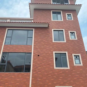 Soft Porcelain Small Red Crack Cultural <strong>Brick</strong> 60*240mm Exterior Wall Modern Simple Lightweight Stone <strong>Brick</strong> Background Wall - Product Image 2