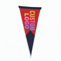 Drapeau Fanion en Feutre Personnalisé pour Publicité Sportive, Anniversaires, Décorations de Fête, Impression Numérique – Fabrication Usine