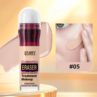 Base de Maquillaje Líquida de Larga Duración USHAS con Esponja, Producto de Belleza en Crema Resistente al Agua para Paleta de Cosméticos