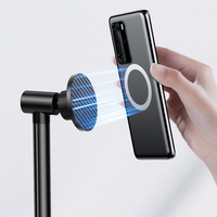 Échantillons Gratuits Support Magnétique pour Téléphone de Bureau Rotation à 360 Degrés Hauteur Réglable Support de Bureau Universel pour Bureau