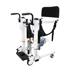 Cadeira de Transferência Hidráulica Dobrável de Aço para Pacientes com Capacidade de 100KGS e Altura de 50-76cm - Product Image 2
