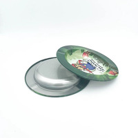 Cendrier en métal, broyeur d'herbes, accessoires, autocollant logo personnalisé, carton coloré, taille mini
