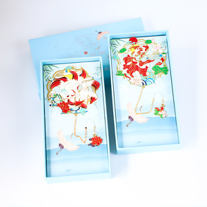 Marcapáginas de Metal Personalizado con Diseño de Bestia Divina, Estilo Chino Clásico, Recuerdo o Regalo - Product Image 3