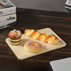 Tabla de cortar de madera rectangular con asa para cortar verduras y frutas en la cocina, juego de tamaños 20x30, 24x34, 30x40 - Product Image 3