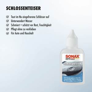 Spray dégivrant pour serrures de voiture de qualité supérieure, 50 ml, formule à action rapide pour dégeler les serrures et les portes de voiture givrées - Product Image 2