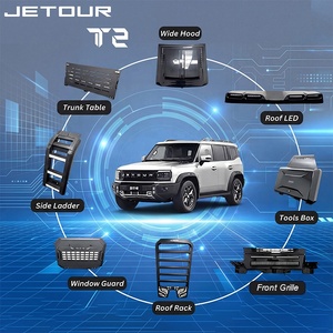 Panneau de garniture de porte latérale ABS pour Jetour Traveler T2, kit de protection de <span class=keywords><strong>carrosserie</strong></span>, jupes latérales, protection de bord de porte - Product Image 3