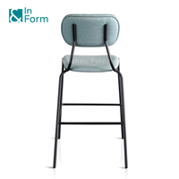 Cadre en métal fixe cuisine nordique Sillas Para Barra Design moderne tabouret de bar café chaises hautes pour la maison cuisine bureau Bar Table