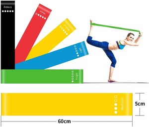 Bandes <span class=keywords><strong>de</strong></span> résistance <span class=keywords><strong>de</strong></span> yoga en latex naturel personnalisées en usine-<span class=keywords><strong>Accessoires</strong></span> <span class=keywords><strong>de</strong></span> <span class=keywords><strong>fitness</strong></span> portables pour la <span class=keywords><strong>musculation</strong></span> en cinq couleurs - Product Image 3