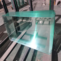 Feuille de verre trempé transparente sur mesure de 5 mm, 6 mm, 8 mm d'épaisseur pour fenêtre, pare-balles