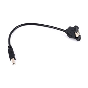 Cáp nối dài <span class=keywords><strong>USB</strong></span> B đực sang <span class=keywords><strong>USB</strong></span> B cái bán buôn, có đầu nối dạng đai ốc, chất liệu đồng thiếc, model U02-005, xuất xứ Trung Quốc - Product Image 3