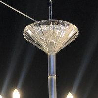 Lustres de luxe européens, luminaires suspendus en cristal français, abat-jour pour hôtels et mariages, grand lustre en cristal K9