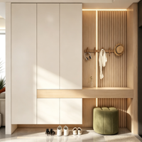 Meuble à chaussures moderne de luxe, best-seller, de haute qualité, style européen, pour l'organisation des chaussures en famille dans le salon