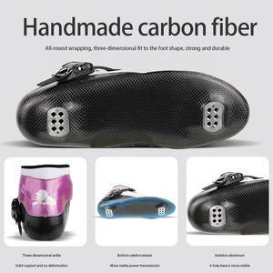 โรลเลอร์สเกตสำหรับแข่งสเก็ตสเก็ตคาร์บอนไฟเบอร์สำหรับเด็กผู้ชายผู้หญิงเสือภูเขา - Product Image 4