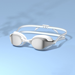 Occhiali da corsa professionali in Silicone per il <span class=keywords><strong>nuoto</strong></span> per il tempo libero per adulti uomini e donne con lenti a specchio per PC antiappannamento impermeabile - Product Image 2