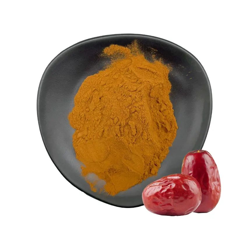 Grosir bubuk Jujube alami 100% massal ekstrak Jujube bubuk tanggal merah kering Tiongkok