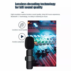 PIX-Link K35 plug-and-play kép Microphone không dây Lavalier cho 3.5mm jack loại C Tiếng ồn-hủy Loa cho máy ảnh kỹ thuật số - Product Image 2
