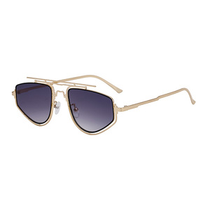 Lunettes de soleil carrées Polo Haus pour homme, verres miroir bleus UV400, monture PC, style Instagram, protection solaire - Product Image 3