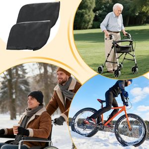 กันน้ำ 360 °   ถุงมือกันลมแบบมีฮีตเตอร์คู่สำหรับฤดูหนาว สำหรับรถเข็นคนพิการ - Product Image 3