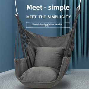 Sillón Colgante de Lona para Adultos, Ideal para Dormitorios Universitarios, Columpio Tipo <span class=keywords><strong>Hamaca</strong></span> para Relajarse en el Dormitorio - Product Image 2