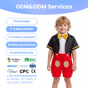 Fornitore Certificato FAMA, Costume da <span class=keywords><strong>Topolino</strong></span> per Bambini, Abito per Feste, Fabbrica Certificata per Conformità Globale, Fornitura Diretta B2B - Product Image 1