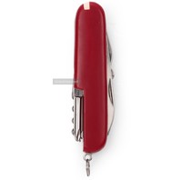 Classique 12-en-1 multifonction petit couteau manche en plastique couleur personnalisée avec lame en acier inoxydable