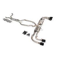 Edelstahl-Auspuffanlage mit Valvetronic-System und Schalldämpfer-Kit für Porsche Cayenne 958.1 4.8L V8 2011-2014 Leistungssteigerung