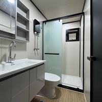 Casa Contenedor Modular Expandible de Dos Pisos y 40 Pies de Alta Calidad con Estructura de Acero, Tipo Granny Flat/Resort, 3 Dormitorios, 1 Baño, Envío Rápido