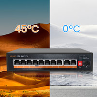 MEIWEISI MWS-SG821Q Enterprise 8+2+1F Full Gigabit Smart POE Switch 48V Watchdog VLAN Extender Port untuk Hotel, Taman, dan Perumahan