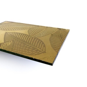 Nhà Nền Tường Acid Khắc Vàng Mô Hình Stereo Màu Gương - Product Image 4