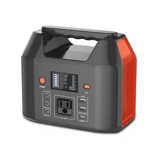 AC 110V 220V 150W Portable Generator 146Wh Lithium Battery Power Bank Outdoor Camping Power Station