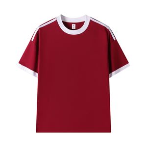 <span class=keywords><strong>Camiseta</strong></span> <span class=keywords><strong>de</strong></span> manga corta con cuello redondo y bloques <span class=keywords><strong>de</strong></span> color <span class=keywords><strong>de</strong></span> 240 g, <span class=keywords><strong>nueva</strong></span> colección primavera/verano, <span class=keywords><strong>de</strong></span> marca <span class=keywords><strong>de</strong></span> moda, con doble barra y hombros caídos, top refrescante para hombre. - Product Image 2