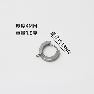 Nouvelles boucles d'oreilles rondes double face en acier titane, clous, anneaux et clips en acier inoxydable sont disponibles <span class=keywords><strong>pour</strong></span> tous. - Product Image 5