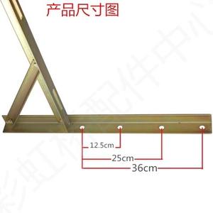 Support d'unité extérieure galvanisé pour climatiseurs Midea de 1,5 à 3 CV, épaissi et conçu pour une utilisation extérieure - Product Image 1