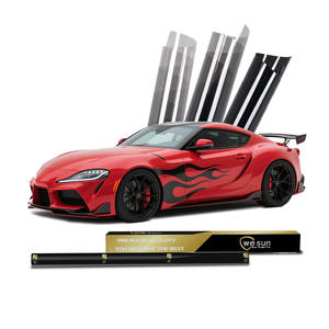 Wesun HC-35 selbst klebende Solar fenster Tint Carbon Film 1.52X30 M Aut ofens ter folie für Automotive Window Tint Car - Product Image 1