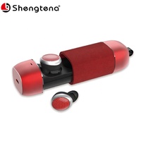 Earbud halus nirkabel Stereo, Headset gaya In-Ear portabel