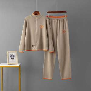 Abiti firmati <span class=keywords><strong>di</strong></span> lusso Set a <span class=keywords><strong>maglia</strong></span> da <span class=keywords><strong>donna</strong></span> design originale maglione tuta sportiva da <span class=keywords><strong>donna</strong></span> - Product Image 6