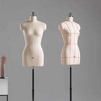 WH-CN-wh Vente en gros Magasin de vêtements Mannequin en mousse Tailleur de torse féminin Mannequin de couture pour couturière