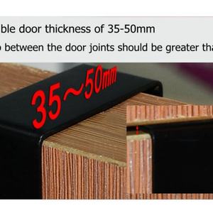 Ewang Front <b>Door</b> Black <b>Wreath</b> Hanger Christmas <b>Wreaths</b> Decorations <b>Hook</b> - Product Image 6