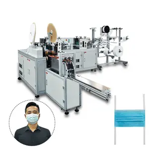 High Quality New Second Hand Mask Machine 3 Ply Face Mask Machine Price