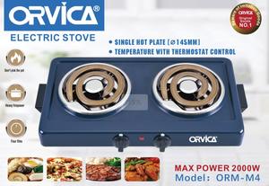 Placa Calefactora de 2 Hornillas, 2000W de Alta Potencia, Placa Eléctrica Blanca, Cocina Portátil para el Hogar, Uso en Cocina, 220V - Product Image 4