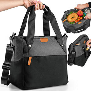 Bolsa Térmica Azul Impermeável e Resistente a Manchas para Almoço, Bolsa de Armazenamento Portátil Leve com Fecho de Zíper - Product Image 2