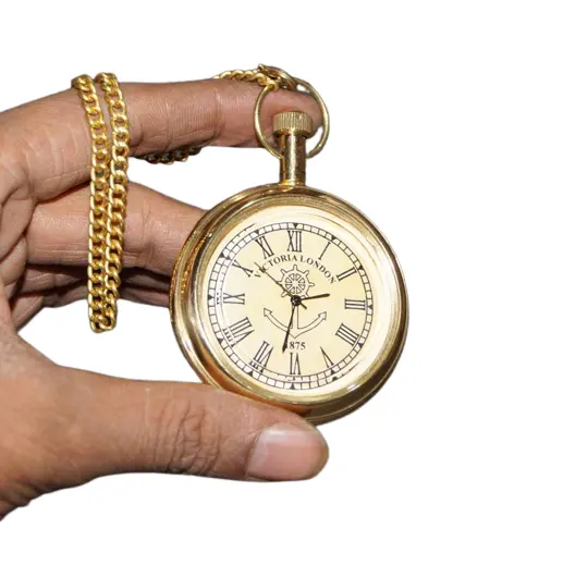 Высокое качество карманные часы с кожаной коробкой Винтаж Смотреть по дешевой цене