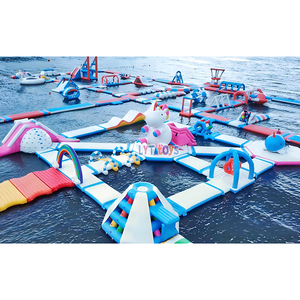 Toboggan aquatique gonflable extérieur personnalisé pour parc aquatique avec tour géante <span class=keywords><strong>d</strong></span>'escalade en vinyle par Cheer Amusement - Product Image 4