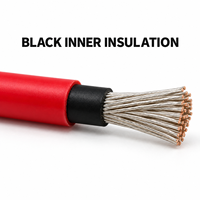 Câble PV 4mm² 6mm² en cuivre étamé XLPE monobrin 1500V CC pour projets d'installation solaire sur toiture
