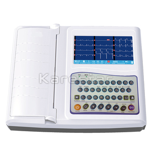 3 6 12 canales Ecg portátil Ekg máquina <span class=keywords><strong>veterinario</strong></span> equipo de diagnóstico médico electrodos ECG - Product Image 2