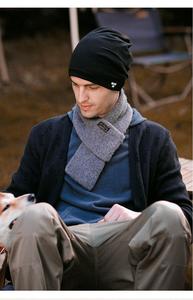 Mùa đông nhiệt cực <span class=keywords><strong>Fleece</strong></span> <span class=keywords><strong>Hat</strong></span>-Đi xe đạp ngoài trời dày <span class=keywords><strong>Fleece</strong></span> <span class=keywords><strong>Hat</strong></span> & khăn 2-trong-1 Windproof lạnh kháng Slouchy Beanie - Product Image 2